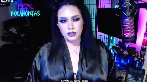 Snapshot of metalpocahotass chatting on November 2025 12:10:02 AM MetalPocahotass online show from November 2025 12:10:02 AM