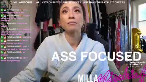 Milla Mischief online show from June 2026 10:11:01 PM