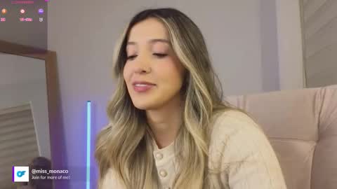 Snapshot of missmonaco chatting on October 2025 03:37:01 AM Emma Rivera online show from October 2025 03:37:01 AM