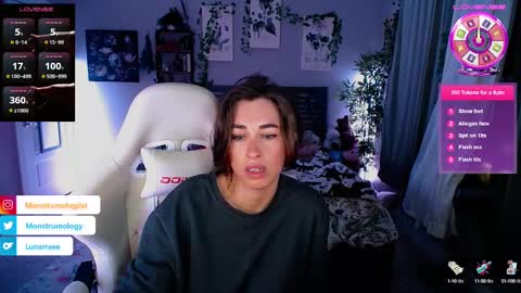 Snapshot of monstrumologist chatting on February 2025 01:16:02 AM Lydia Mooney online show from February 2025 01:16:02 AM