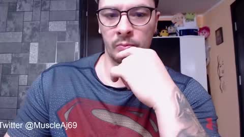 Snapshot of muscleaj69 chatting on February 2025 07:27:01 PM AJ online show from February 2025 07:27:01 PM