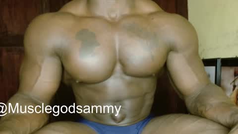 Snapshot of musclegodsammy23 chatting on February 2026 07:01:02 PM musclegod23 online show from February 2026 07:01:02 PM