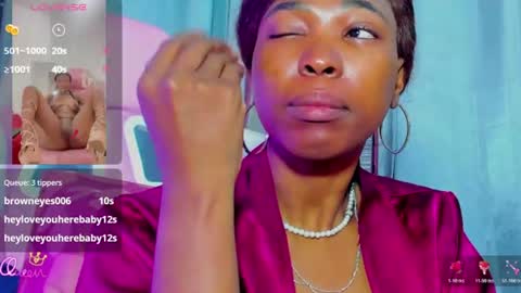 Snapshot of myblackdope_ chatting on July 2026 11:40:01 AM Samanta online show from July 2026 11:40:01 AM