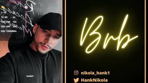 Snapshot of nikolahank1 chatting on February 2025 06:55:01 AM Nikola Hank online show from February 2025 06:55:01 AM