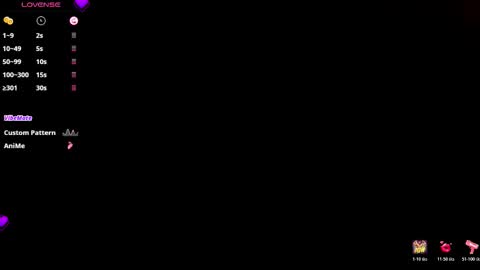 Nyx Moon  Schedule 1500 - 2200 online show from March 2026 10:47:02 PM