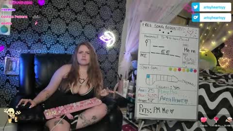 ArtsyHeartsyy online show from December 2024 04:56:01 AM