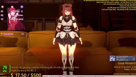 Snapshot of puppyinu chatting on November 2025 01:50:02 AM Inuyama Wanko online show from November 2025 01:50:02 AM