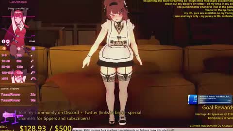 Snapshot of puppyinu chatting on November 2025 06:08:02 AM Inuyama Wanko online show from November 2025 06:08:02 AM