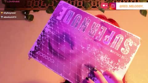 Snapshot of redmeloddy chatting on November 2025 08:10:01 PM Meloddy online show from November 2025 08:10:01 PM