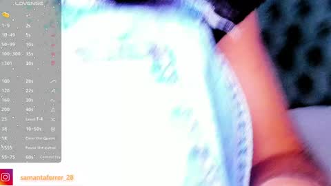 Snapshot of samanta_ferrerr chatting on December 2024 11:38:01 AM Samanta online show from December 2024 11:38:01 AM