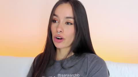 Snapshot of saraarchbould chatting on March 2026 06:59:02 PM Sara online show from March 2026 06:59:02 PM