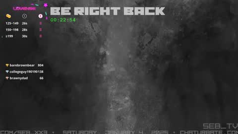 Sebastian online show from January 2025 11:59:01 PM