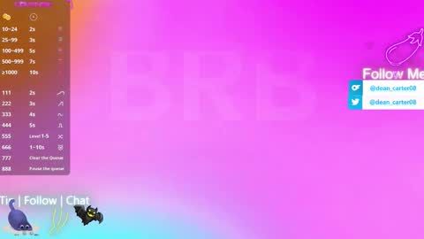 Dean Carter online show from February 2026 10:07:01 PM