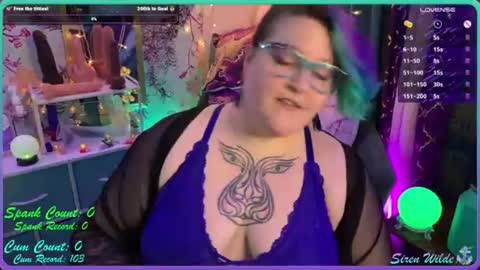 Snapshot of sirenwilde chatting on June 2026 03:34:02 AM Siren Wilde online show from June 2026 03:34:02 AM