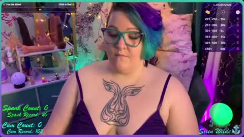 Snapshot of sirenwilde chatting on June 2026 02:51:02 AM Siren Wilde online show from June 2026 02:51:02 AM