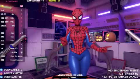 SkyeAnette online show from November 2025 01:18:02 AM