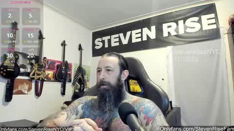 StevenRiseNYC online show from November 2025 01:37:01 PM