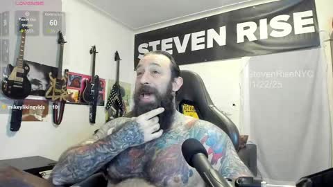 StevenRiseNYC online show from November 2025 12:59:01 PM