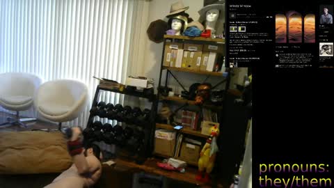 Snapshot of sunshinestreak chatting on April 2026 06:41:01 PM im not actually a man my pronouns are theythem online show from April 2026 06:41:01 PM