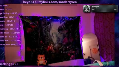 Snapshot of tricky_nymph chatting on May 2026 08:21:01 AM Cassie online show from May 2026 08:21:01 AM
