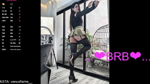 Snapshot of venus_flame chatting on June 2026 11:45:01 AM VENUS online show from June 2026 11:45:01 AM