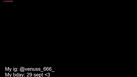   Venus  MY BDAY 29 SEPT online show from September 2025 06:52:01 PM