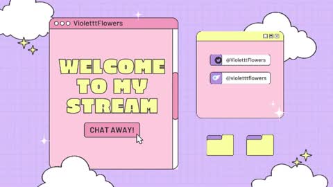 Snapshot of violetttflowers chatting on July 2026 11:45:02 PM Violet Flowers online show from July 2026 11:45:02 PM