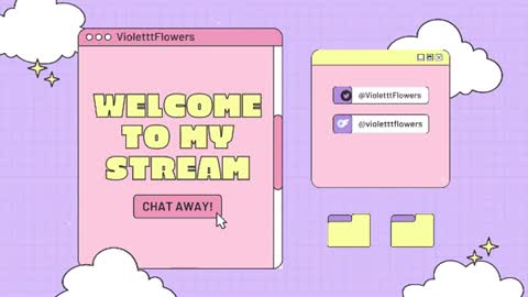 Snapshot of violetttflowers chatting on July 2026 07:54:01 PM Violet Flowers online show from July 2026 07:54:01 PM