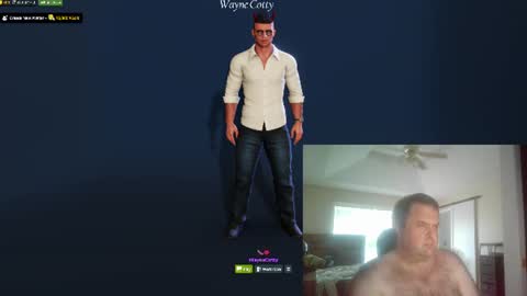 Snapshot of waynecotty chatting on July 2026 07:05:02 PM WayneCotty online show from July 2026 07:05:02 PM