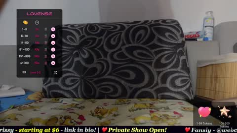 Chrissy online show from January 2025 10:01:01 PM