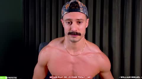 William Miguel online show from July 2026 08:00:01 PM