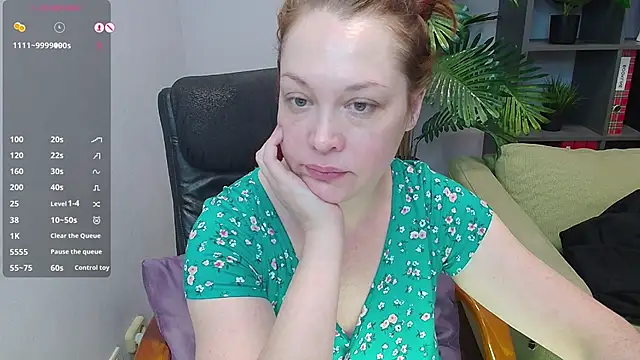 Snapshot of CutieGinger chatting on September 2025 12:09:01 PM CutieGinger online show from September 2025 12:09:01 PM