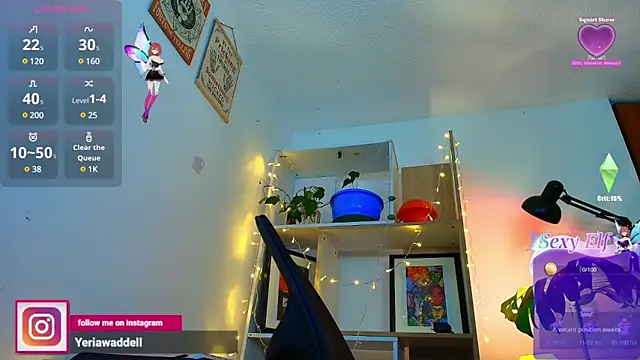 Yeriawaddell  online show from February 2025 03:29:02 AM