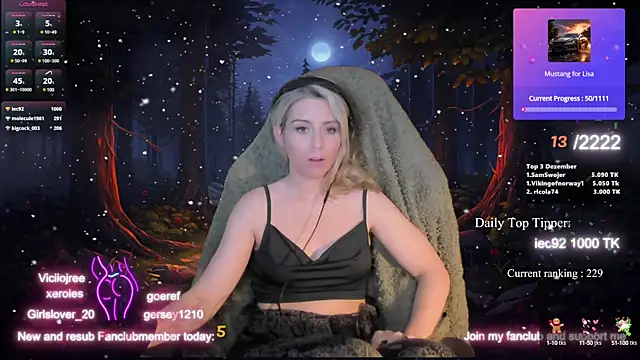 Lisaonthemoon online show from December 2024 05:29:02 AM