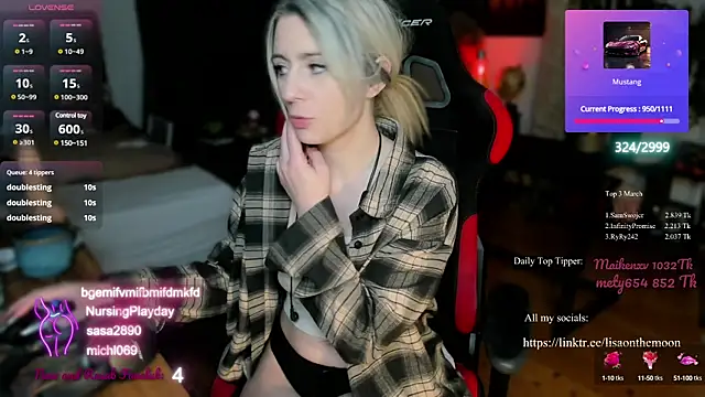 Lisaonthemoon online show from March 2025 12:54:01 AM