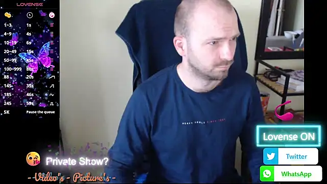Snapshot of RealManHaveHairy chatting on May 2026 05:08:01 PM RealManHaveHairy online show from May 2026 05:08:01 PM