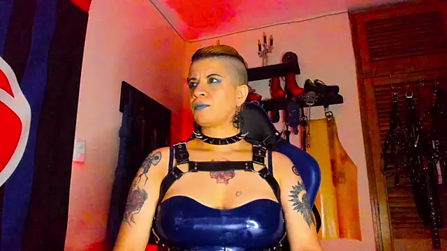 Snapshot of DominatrixBlue chatting on January 2025 03:11:01 PM DominatrixBlue online show from January 2025 03:11:01 PM