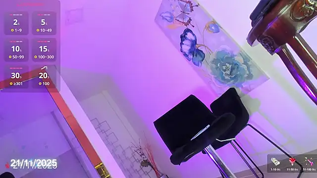 Sussy Hots online show from November 2025 09:13:02 PM