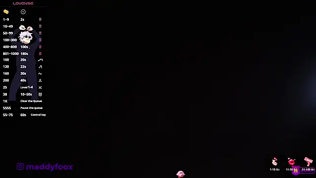 MaddyFooxx online show from April 2026 10:56:02 PM