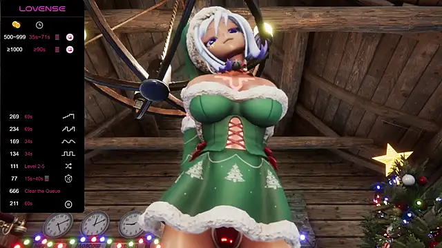 ElfieLove online show from December 2024 06:20:02 PM