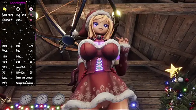 ElfieLove online show from December 2025 05:20:01 PM