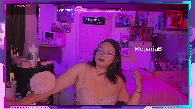 Snapshot of MegariaB chatting on October 2025 04:15:01 AM MegariaB online show from October 2025 04:15:01 AM