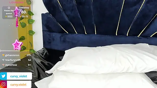 CurvyViolet online show from January 2025 06:04:01 PM