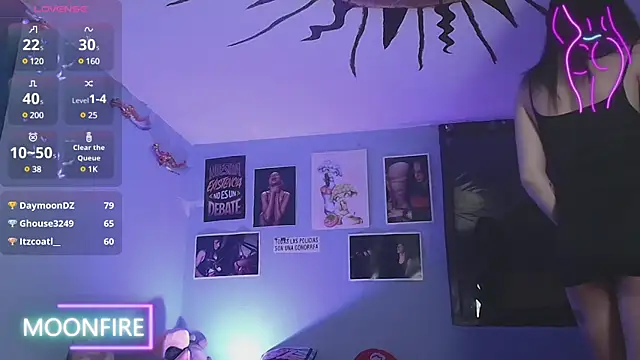 moonfiredancer online show from January 2025 02:50:01 AM