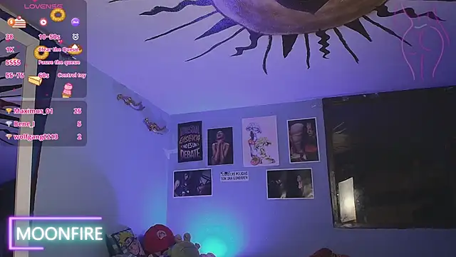 moonfiredancer online show from January 2025 01:20:02 AM