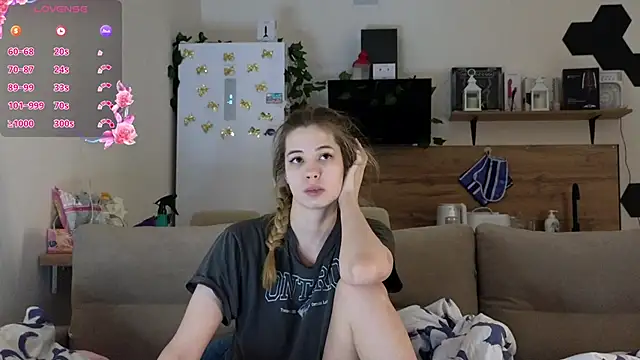 Girl alone home online show from March 2025 03:48:02 AM