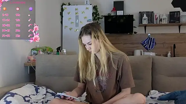 Girl alone home online show from March 2025 03:48:01 AM