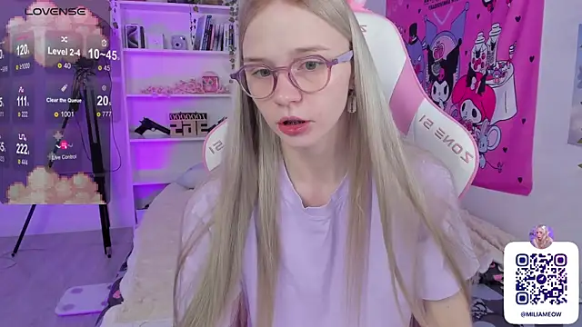 Milia Parker online show from February 2025 01:55:01 AM