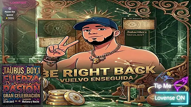 taurus boy1 online show from April 2026 12:14:02 AM