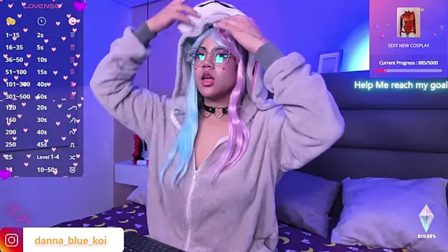 blue koi online show from January 2025 08:24:01 PM